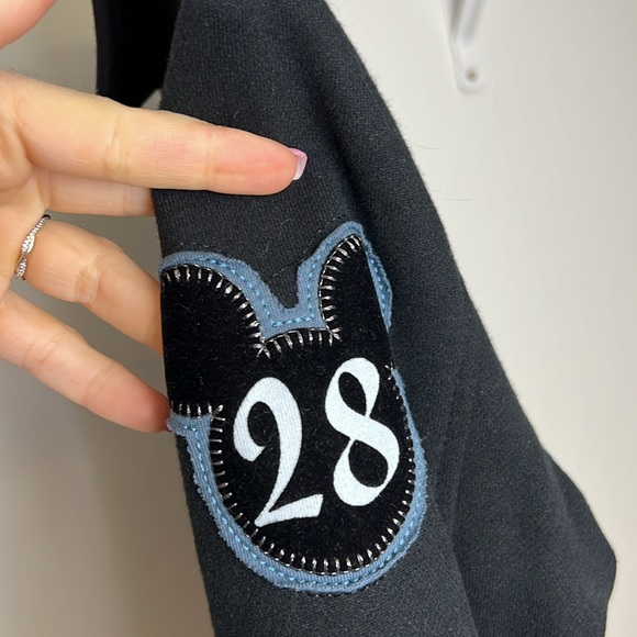 WDW Mickey Mouse Black Moto Jacket- M - Picture 7 of 9